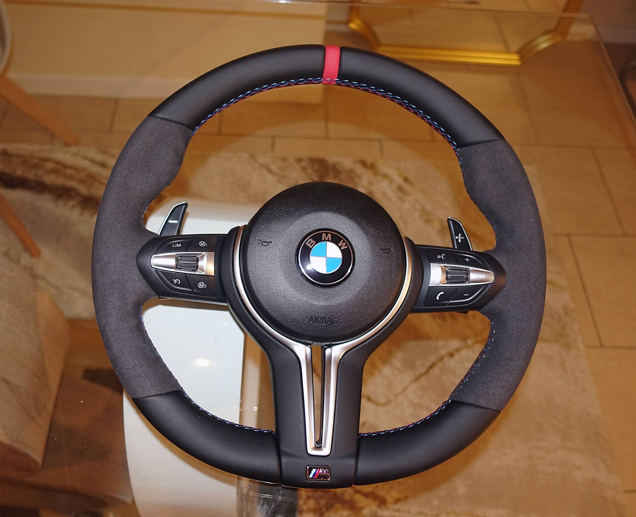 BMW F8X M Performance Alcantara Steering Wheel - Description