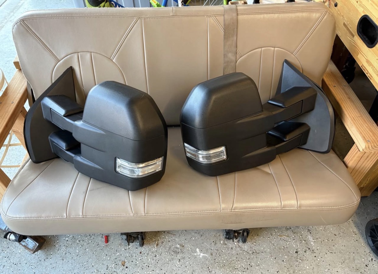 2015-2017 F150 Power Heated Signals Upgraded Towing Mirrors