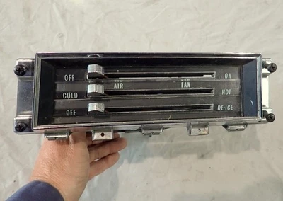 1968 Chevrolet Camaro Factory AC Heater Control Panel - OEM Slider Switch