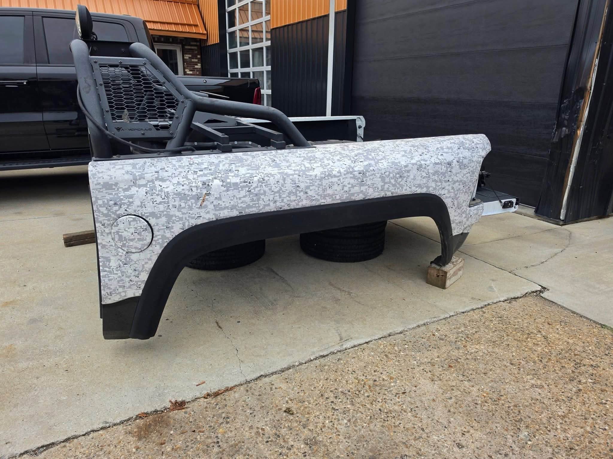 WAR" Digital Camo RAM Truck Bed w/ Roll Bar - 5'7" Short Bed